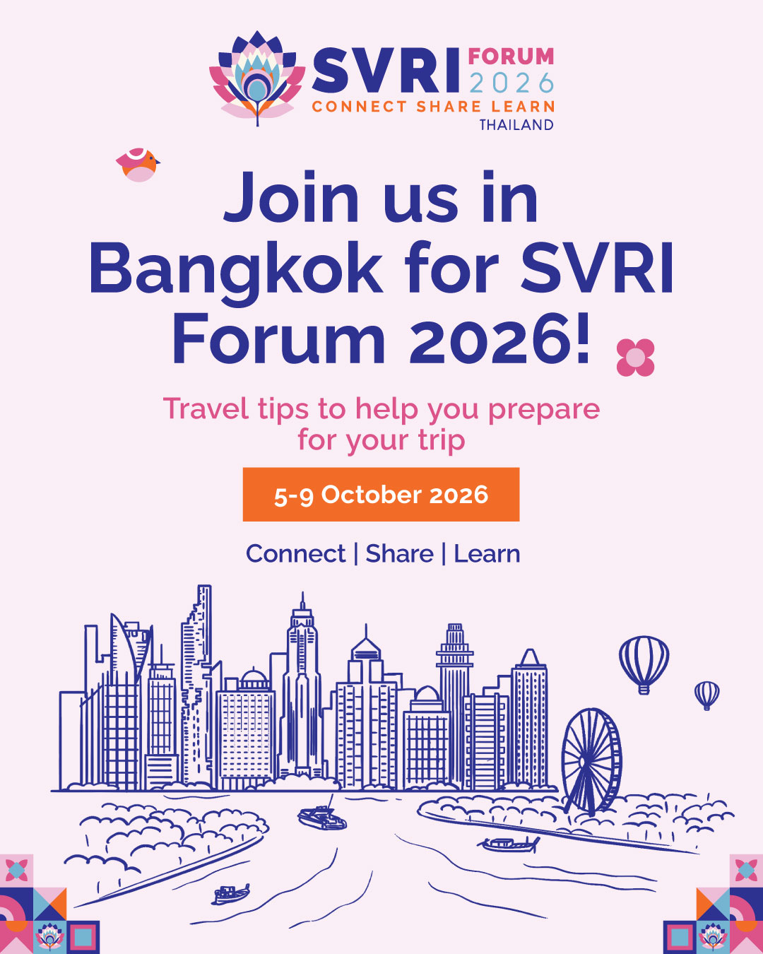 SVRI Forum 2026 Bangkok Travel Tips.1
